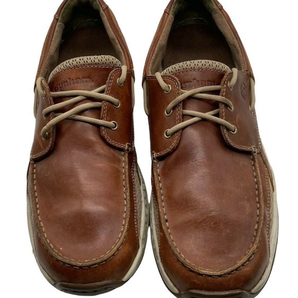 DUNHAM Captain Boat Deck Shoes Loafers Mens 12 12D Leather Brown main image 8